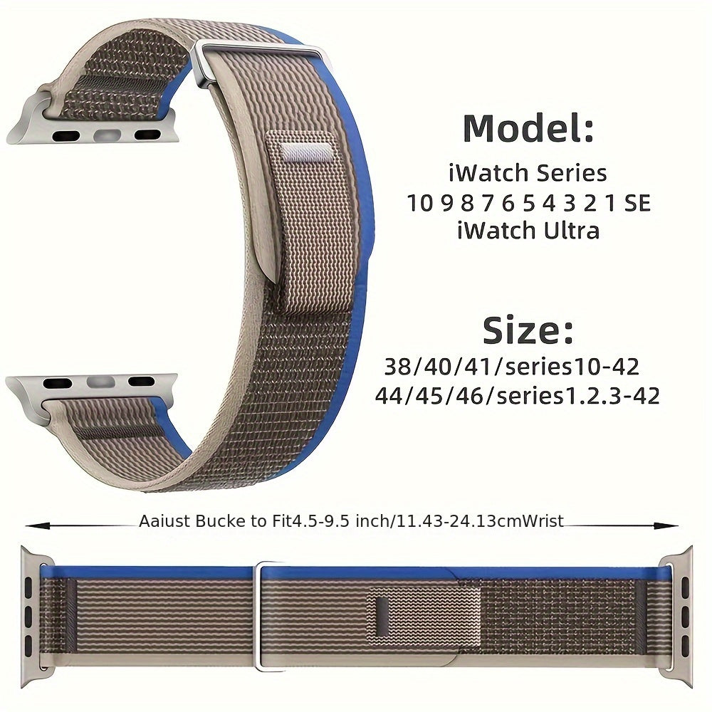 Adjustable Nylon Trail Loop Strap for Apple Watch -