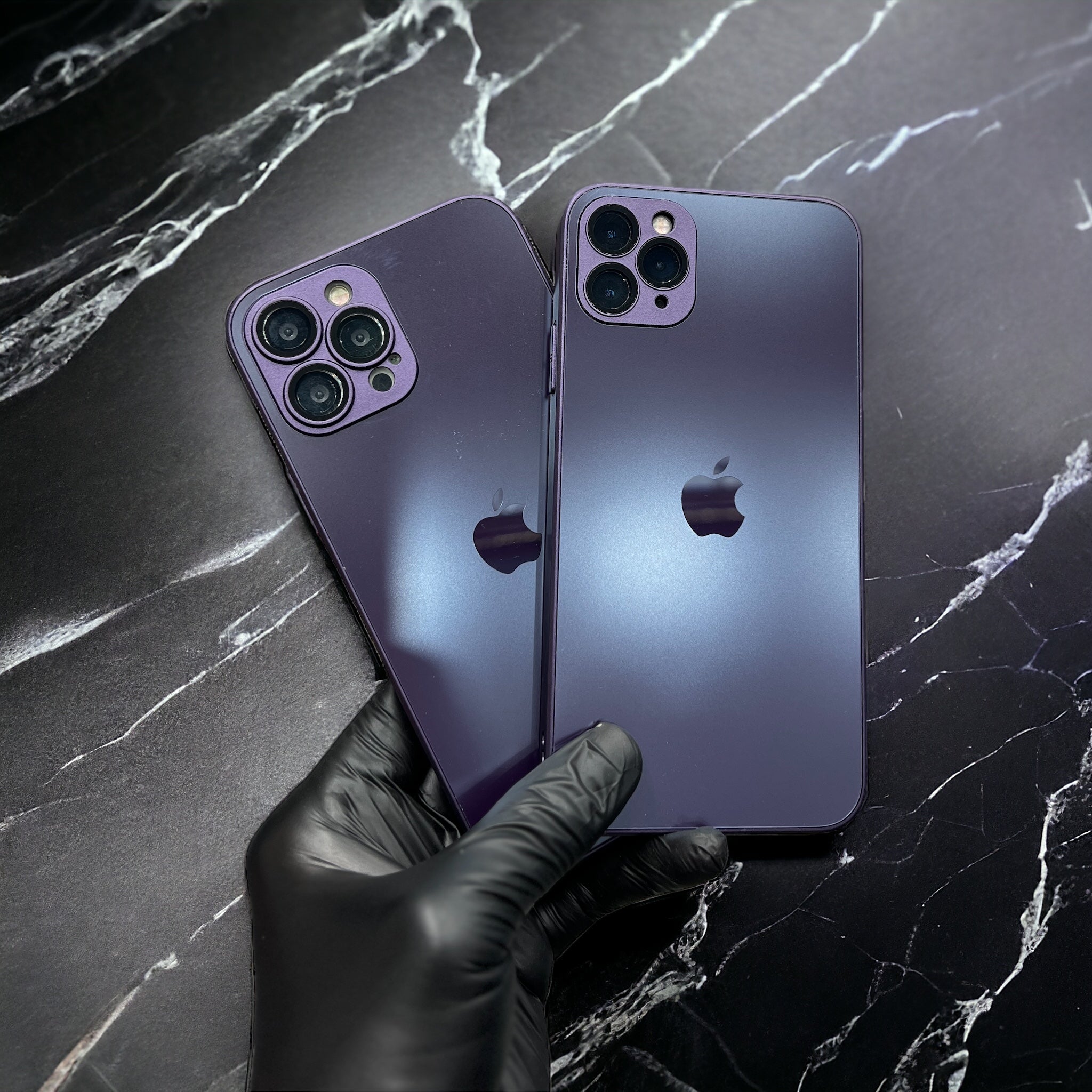 DEEP PURPLE AG MATTE GLASS CASE