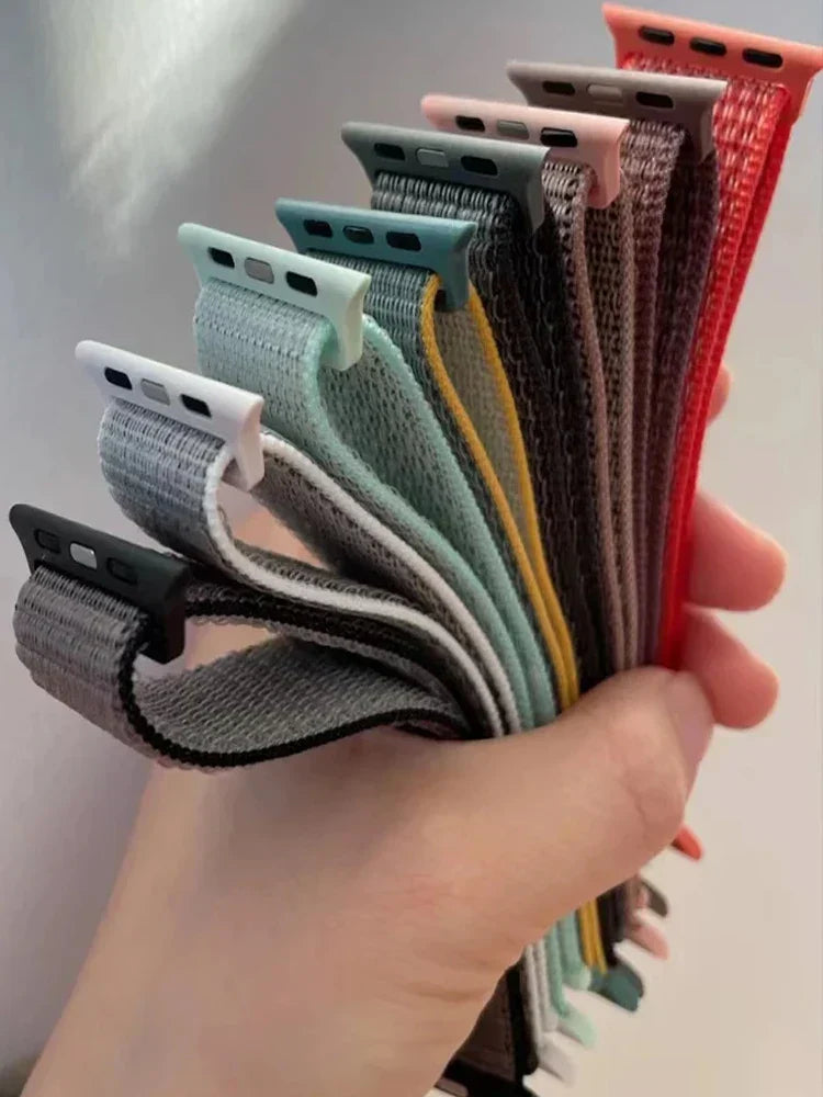 Slim leather strap for Apple Watch band